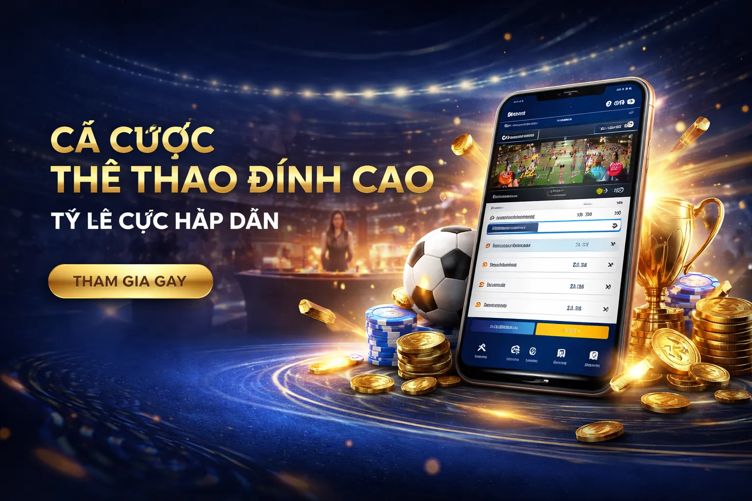 Banner chính f168 với các môn thể thao và casino